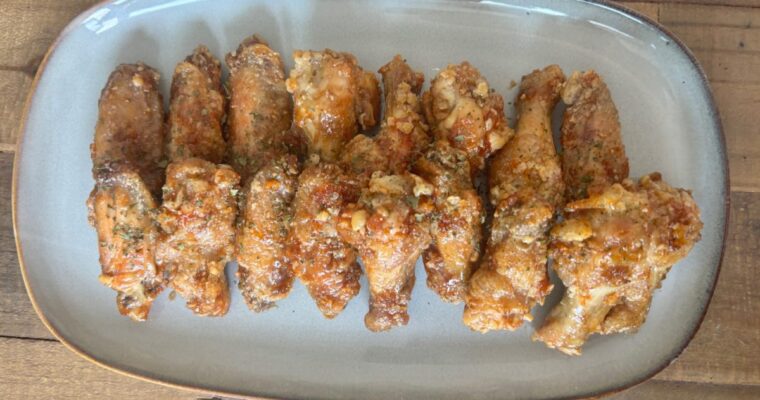 Soy Garlic Honey Chicken Wings